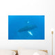 Humpback Whales Swim Clear Wall Decal