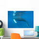 Humpback Whale Surfaces to Wall Decal Design 2