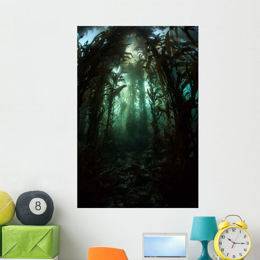 Giant Kelp Macrocystis Pyrifera Wall Decal Design 3