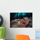 Colorful Starfish Cover Bottom Wall Decal