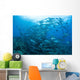 School Bigeye Jacks Swimming Wall Decal Design 4