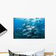 School Bigeye Jacks Swimming Wall Decal Design 3