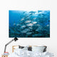 School Bigeye Jacks Swimming Wall Decal Design 3