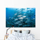 School Bigeye Jacks Swimming Wall Decal Design 3