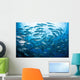 School Bigeye Jacks Swimming Wall Decal Design 2