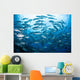School Bigeye Jacks Swimming Wall Decal Design 2