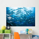 School Bigeye Jacks Swimming Wall Decal Design 2