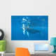 Mother and Calf Humpback Wall Decal Design 1