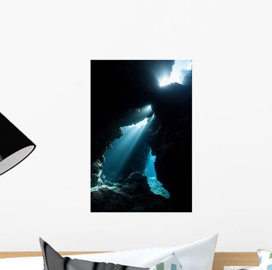 Sunlight Descends Underwater and Wall Decal Design 4