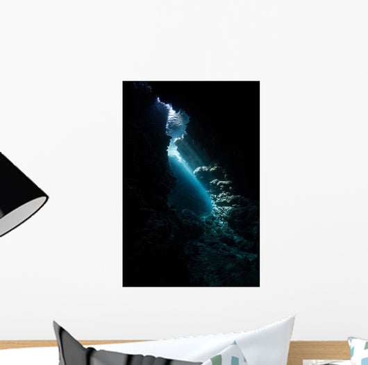 Sunlight Descends Underwater and Wall Decal Design 3