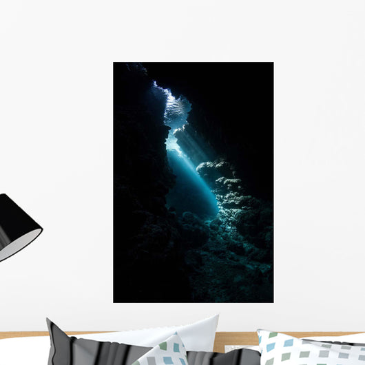 Sunlight Descends Underwater and Wall Decal Design 3