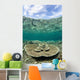Large Table Coral Grows Wall Decal Design 2