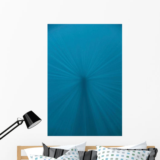Beams Sunlight Descend into Wall Decal Design 2