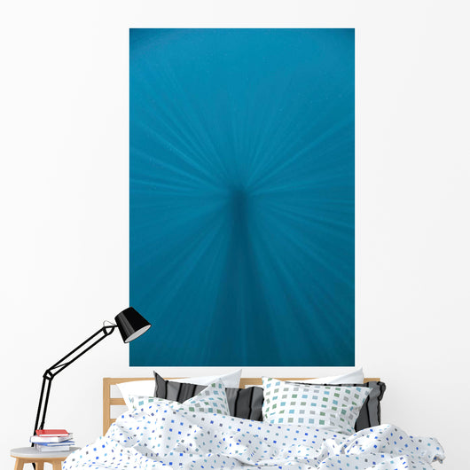 Beams Sunlight Descend into Wall Decal Design 2