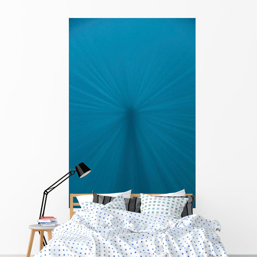 Beams Sunlight Descend into Wall Decal Design 2