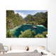 Rugged Limestone Islands Frame Wall Decal Design 2