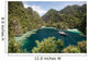Rugged Limestone Islands Frame Wall Decal Design 2