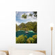 Rugged Limestone Islands Frame Wall Decal Design 1