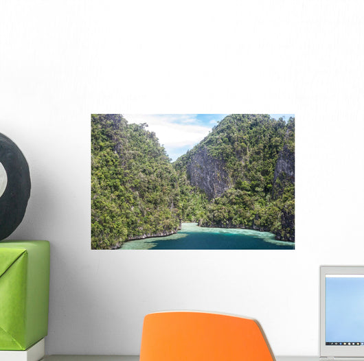 Rugged Limestone Islands Surround Wall Decal Design 7