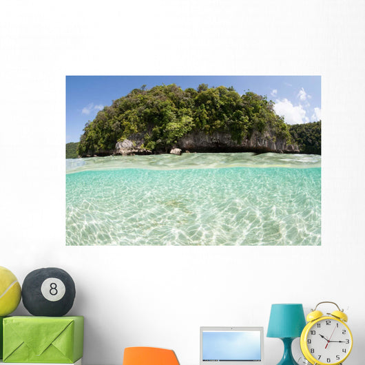 Bright Sunlight Dances across Wall Decal Design 1