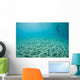 Diver Hovers above Sandy Wall Decal