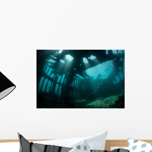 Bright Sunlight Pierces Shallow Wall Decal Design 1