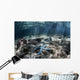 Blue Starfish Lies Seafloor Wall Decal