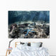 Blue Starfish Lies Seafloor Wall Decal