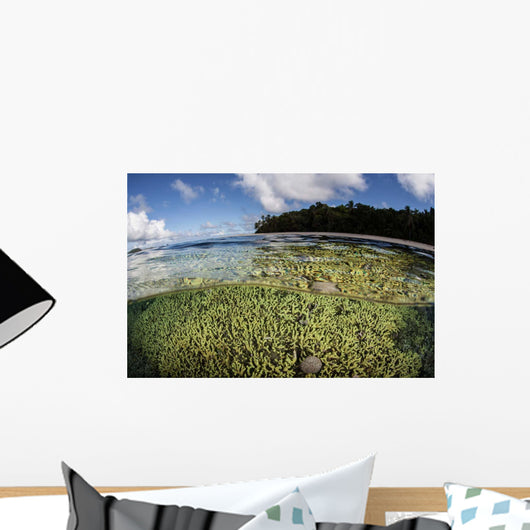 Healthy Coral Reef Grows Wall Decal Design 14