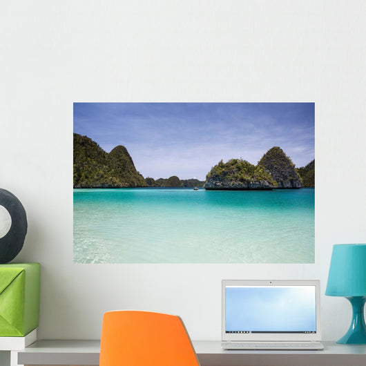 Rugged Limestone Islands Surround Wall Decal Design 6
