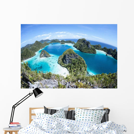 Rugged Limestone Islands Surround Wall Decal Design 5