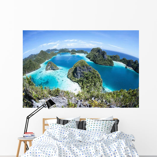 Rugged Limestone Islands Surround Wall Decal Design 5