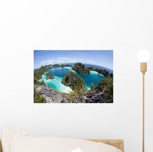 Rugged Limestone Islands Surround Wall Decal Design 4
