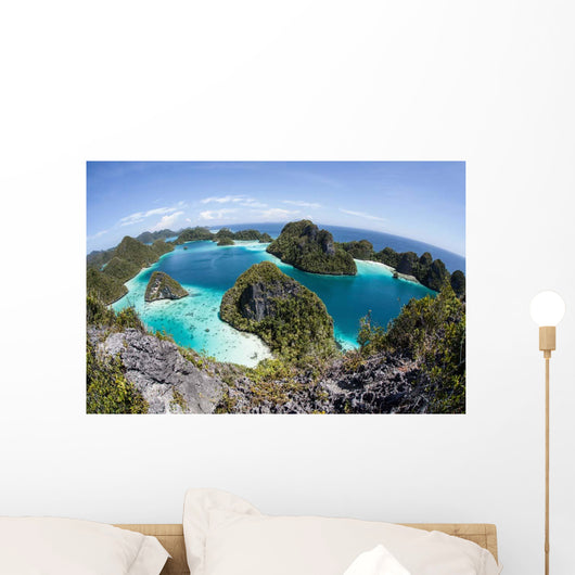 Rugged Limestone Islands Surround Wall Decal Design 4