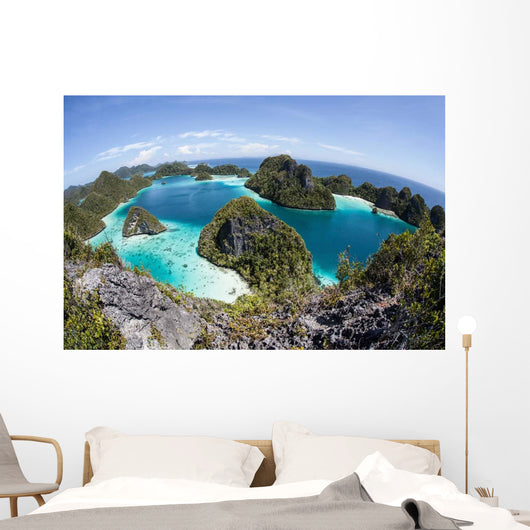 Rugged Limestone Islands Surround Wall Decal Design 4