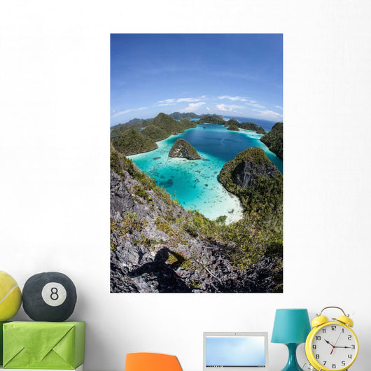 Rugged Limestone Islands Surround Wall Decal Design 3