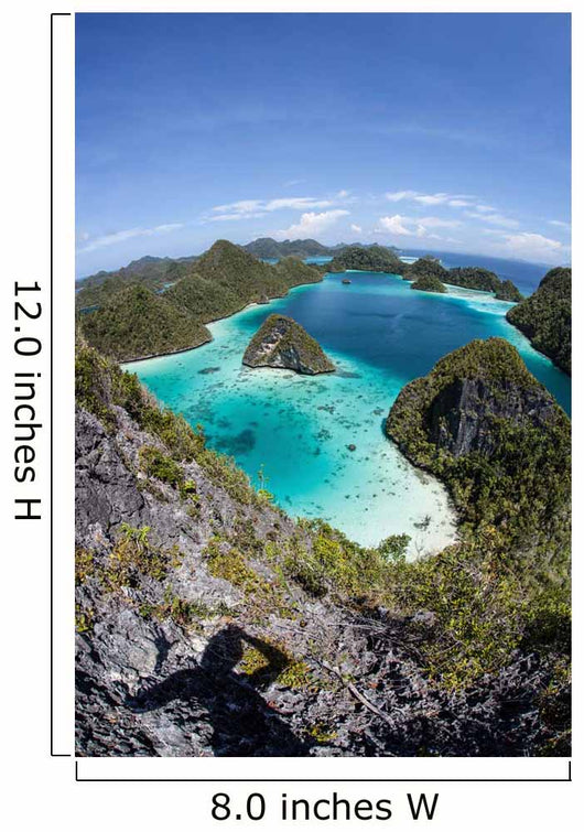 Rugged Limestone Islands Surround Wall Decal Design 3