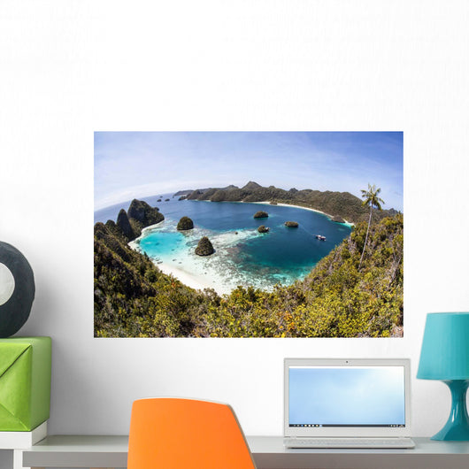 Rugged Limestone Islands Surround Wall Decal Design 2