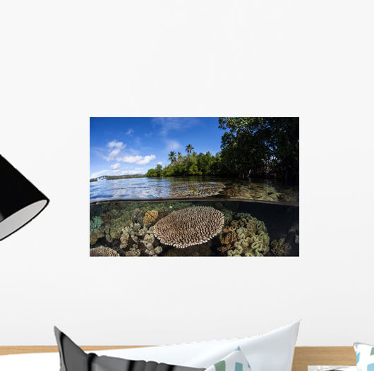 Healthy Coral Reef Grows Wall Decal Design 12