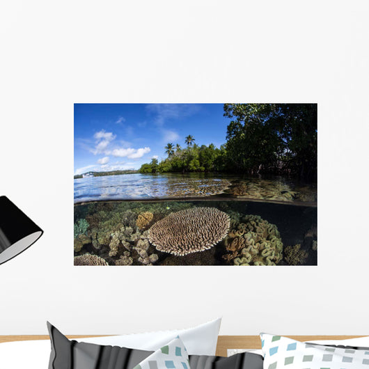 Healthy Coral Reef Grows Wall Decal Design 12