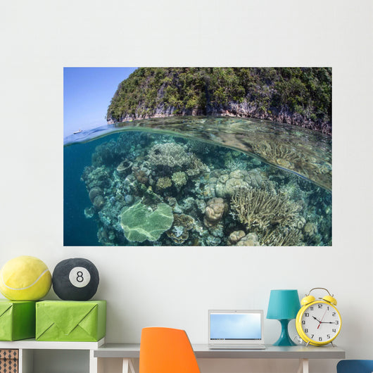 Healthy Coral Reef Grows Wall Decal Design 10