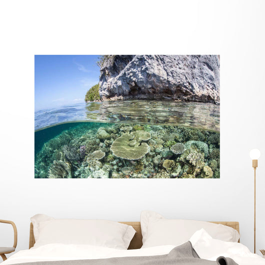 Healthy Coral Reef Grows Wall Decal Design 8