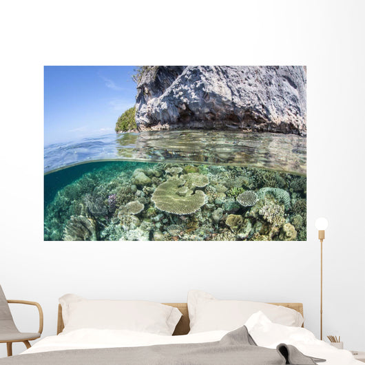 Healthy Coral Reef Grows Wall Decal Design 8