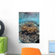 Snorkeler Explores Shallow Lagoon Wall Decal Design 2