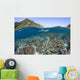 Snorkeler Explores Shallow Lagoon Wall Decal Design 1