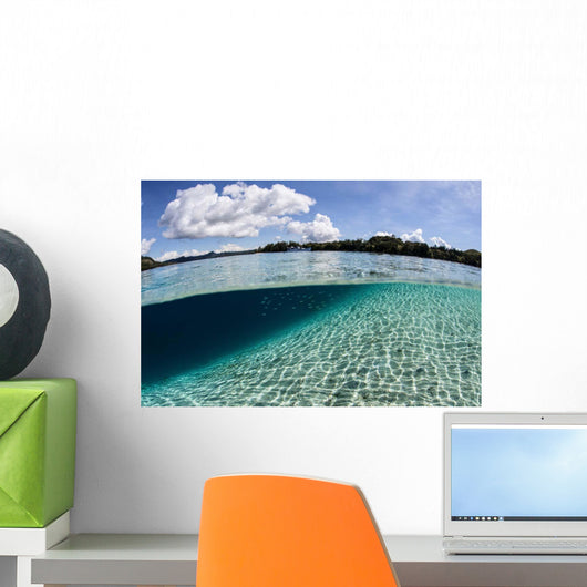 Sunlight Dances across Sandy Wall Decal Design 4