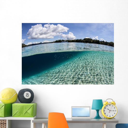 Sunlight Dances across Sandy Wall Decal Design 4