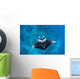 Large Reef Manta Ray Wall Decal Design 1