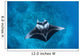 Large Reef Manta Ray Wall Decal Design 1