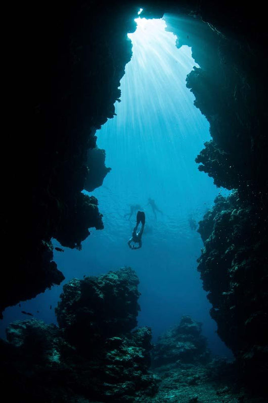 Sunlight Descends Underwater and Wall Decal Design 1